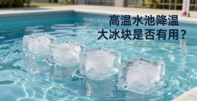 大冰块游泳池降温效果_苏州高温水池降温大冰块_冰块降温实际应用分析